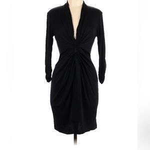 NWT: Catherine Malandrino Little Black Dress Cocktail Knee Length, Size 6